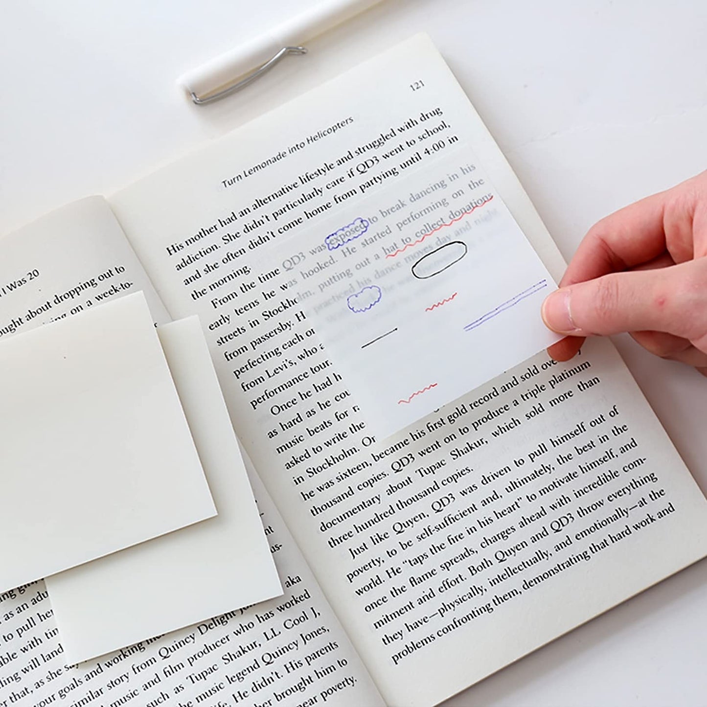 Transparent Sticky Notes
