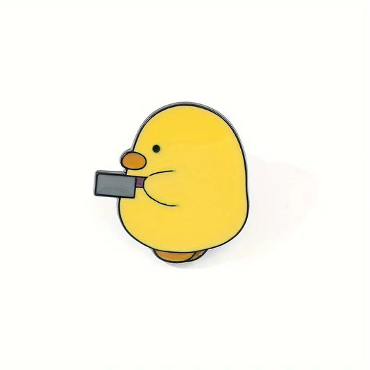 Cartoon Duck Brooch Pin