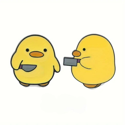 Cartoon Duck Brooch Pin